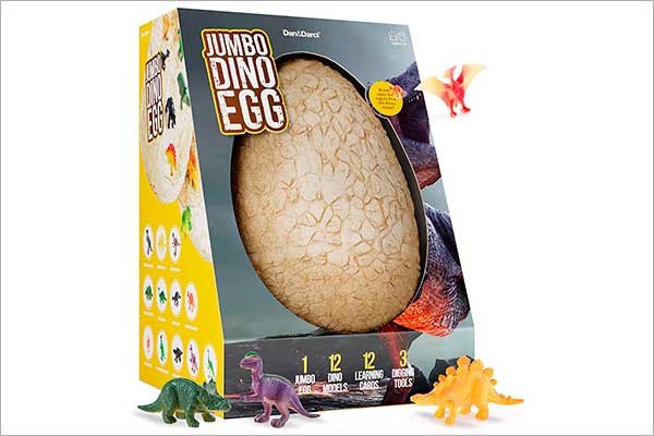 Huevo Jumbo Dino de juguete para niños. regalo dinosaurio