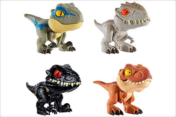 Jurassic World - Escuadrón de dinosaurios coleccionables para exhibir