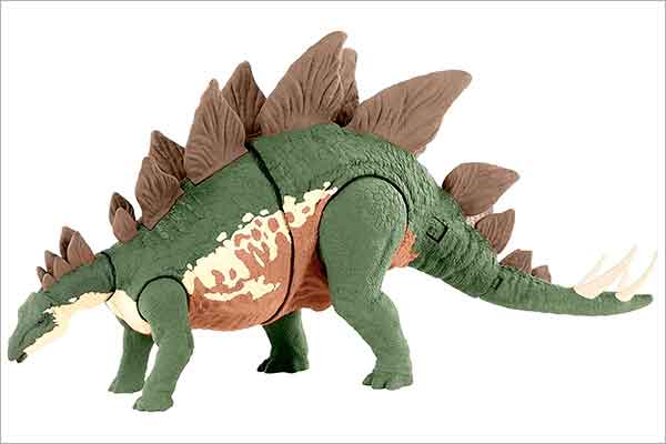 Jurassic World Mega Destroyers Stegosaurus Camp Cretácico Figura de dinosaurio con articulaciones