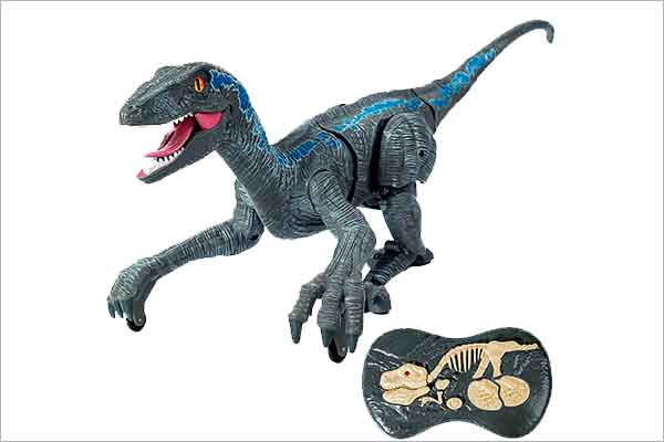 juguete de dinosaurio con mandos